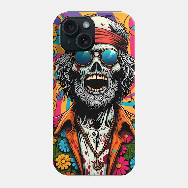 Woodstock Psychotic Rock Phone Case by TooplesArt