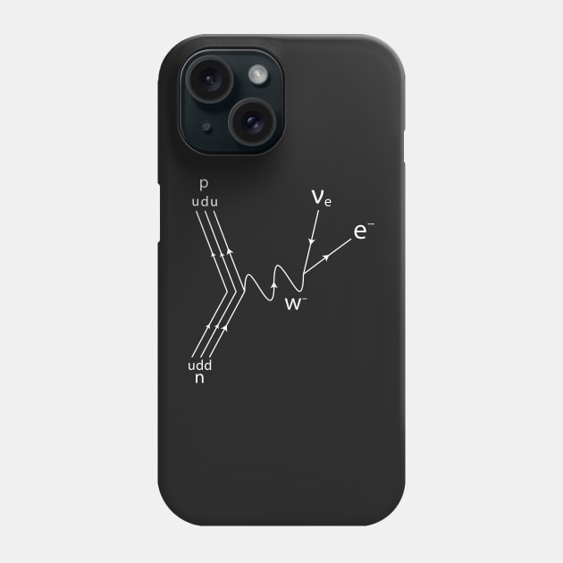 Feynman Diagram Phone Case by ScienceCorner