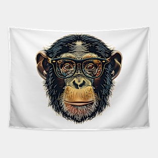 The Ape Scholar: Bonobo Bookworm! Tapestry