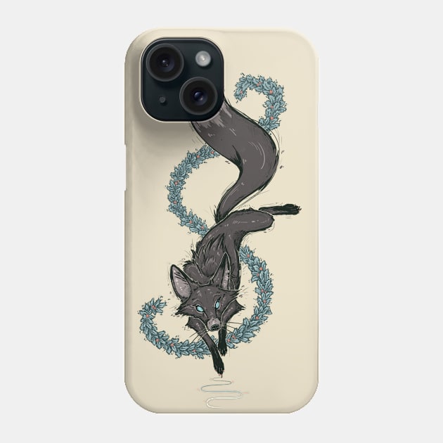 Winter Holiday Fox Phone Case by AbandonAmbition