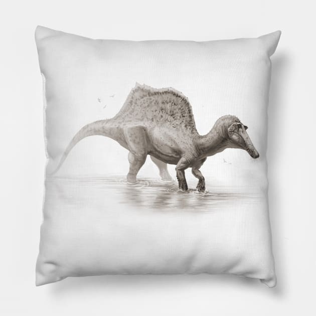 Spinosaurus Pillow by MALvit