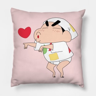 Funny Shinchan Being Playful Pillow