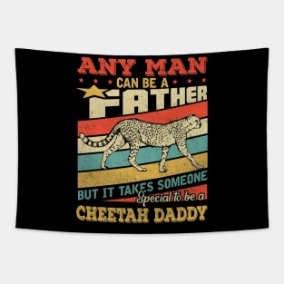 Cheetah Daddy Father Day Tapestry