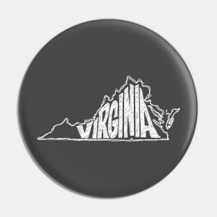 Virginia (White Graphic) Pin