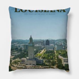 Visit Louisiana Pillow