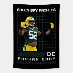 RASHAN GARY - DE - GREEN BAY PACKERS Tapestry