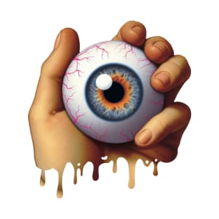 Hand holding an Eyeball T-Shirt