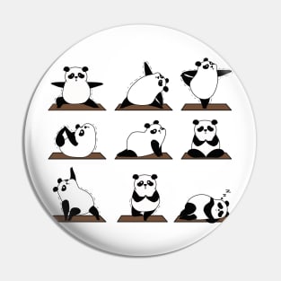 Panda yoga Pin