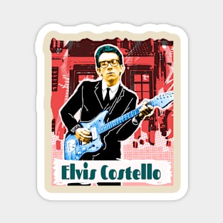 Elvis Costello - Classic Music Fan Art Magnet