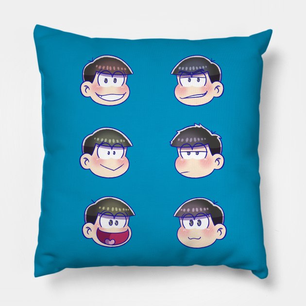 Osomatsu-san : Chibi Matsus (Allmatsu) Pillow by UndertaleSquirrel