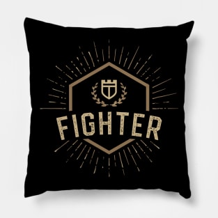 Fighter Character Class Tabletop Roleplaying RPG Gaming Addict Pillow