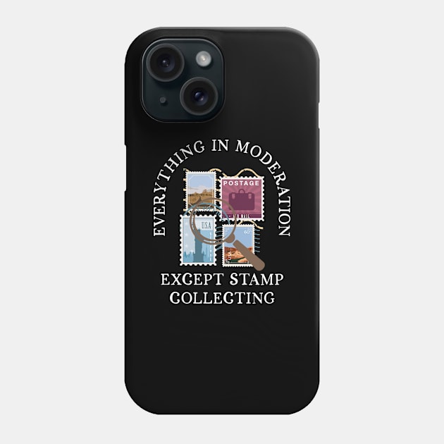 Everything in Moderation Phone Case by maxcode