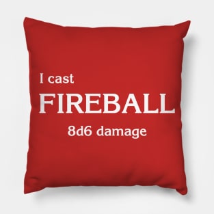 D&D: Fireball Pillow