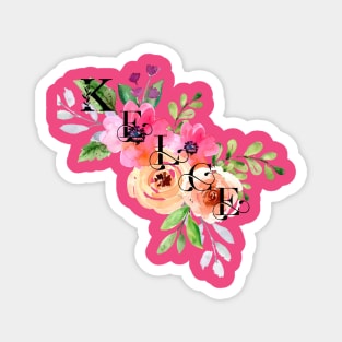 Floral Kelce Design Magnet