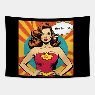 Pop Supergirl Tapestry