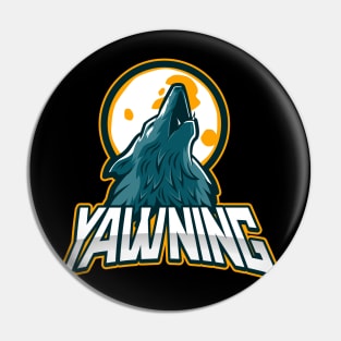 Yawning wolf meme Pin