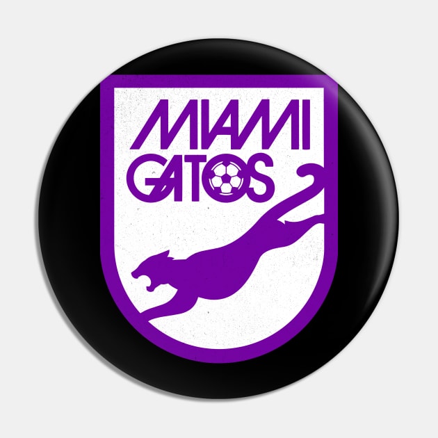 DEFUNCT - Miami Gatos Soccer Pin by LocalZonly