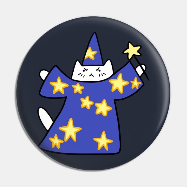 Wizard Cat Pin by saradaboru