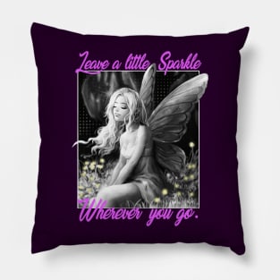 Leave a little sparkle wherever you go Pillow