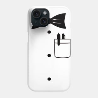 Bowtie Suspenders Pocket Protector Phone Case