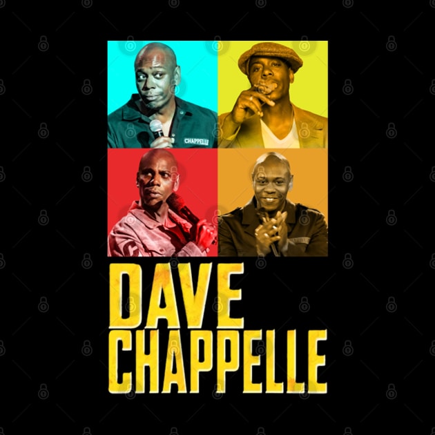 Dave Chappelle Comedic Charm by Angel Shopworks