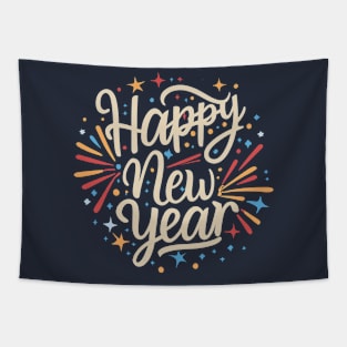 Happy New Year Tapestry