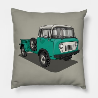 Jeep Forward Control FC-170 Green Pillow