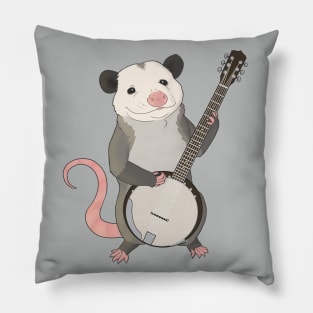 Possum playing the banjo Pillow