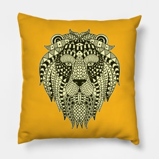 Lion Head Pillow