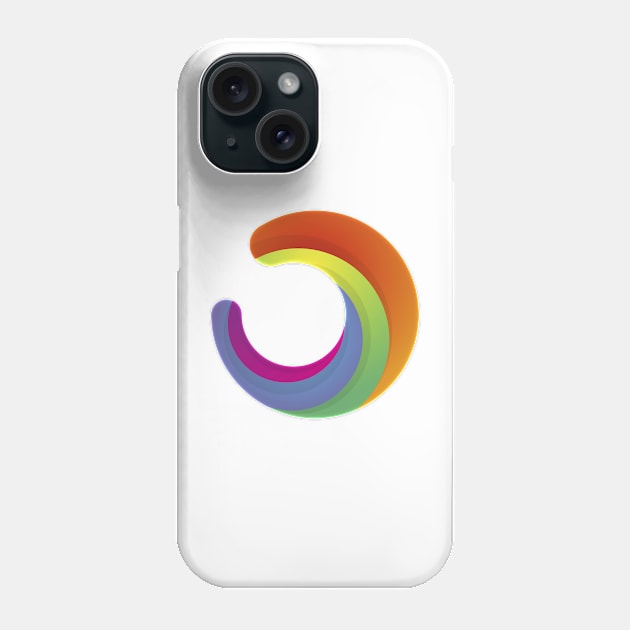 RAINBOW CIRCLE Phone Case by jefvr