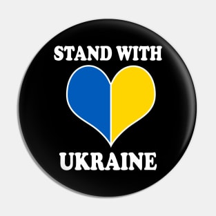 STAND WITH UKRAINE Pin