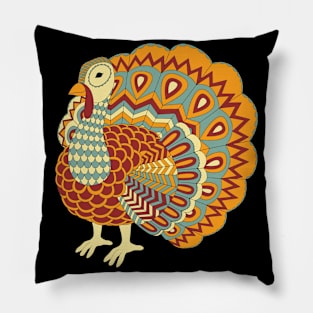 turkey funny gift idea for men women and kids Pillow