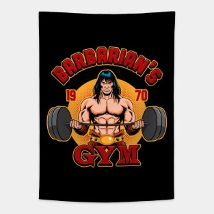 Barbarian's Gym Tapestry