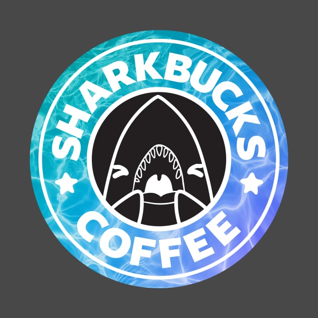 Sharkbucks Logo [Water] by bytesizetreasure