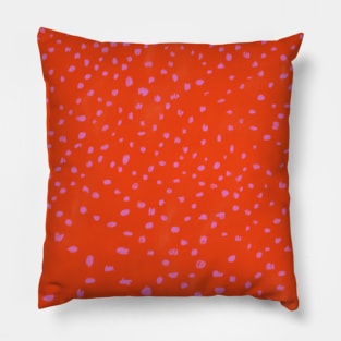 Red Pink Pattern 1 Pillow