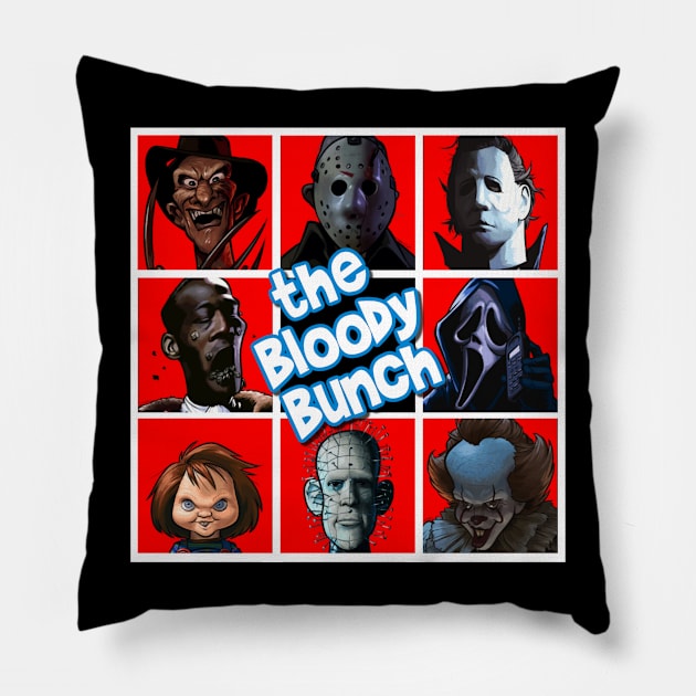 the Bloody Bunch Pillow by David Hurd Designs