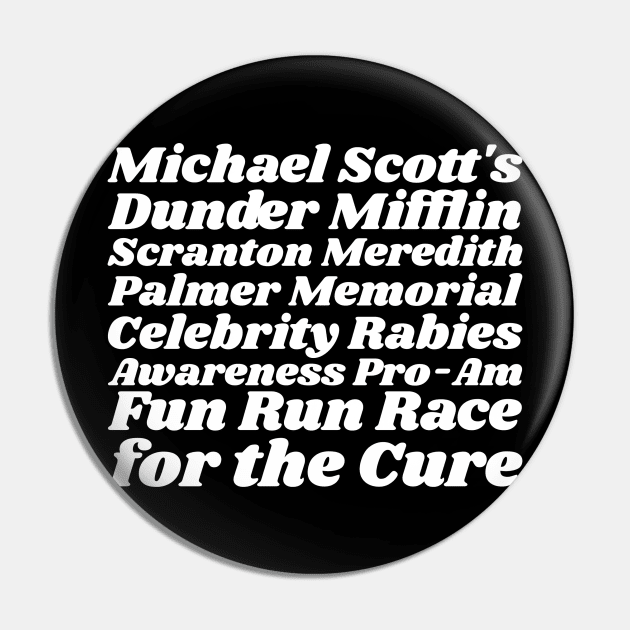 Dunder Miflin Fun Run Pin by The_Black_Dog