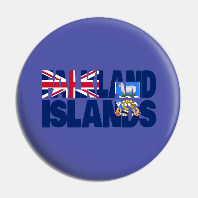 Falkland Island flag stencil Pin by Kuni Art