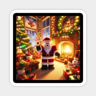 Roblox Christmas Santa Claus Magnet