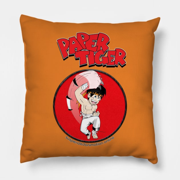 Paper Tiger - Tiger Claw Uppercut Pillow by tyrone_22
