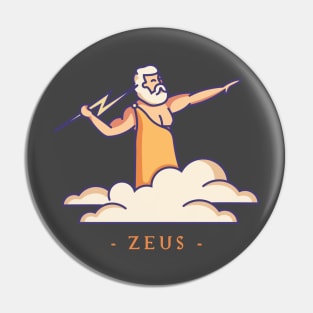 Zeus Greek Mythology Pin