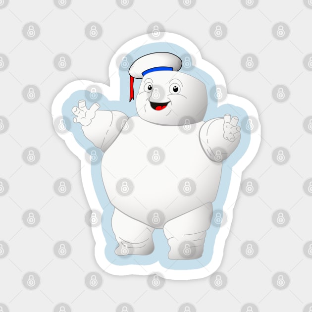 Ghostbusters Mini-Puft Magnet by deancoledesign