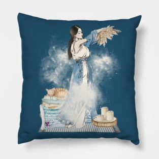 Boho beauty girl Pillow