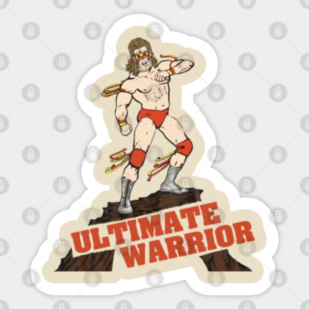 Ultimate Warrior Pro Wrestling FanArt Tribute - Ultimate Warrior - Sticker