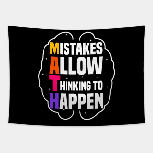 Mistakes Allow Thinking To Happen Tapestry