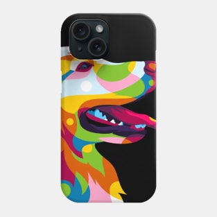 The Colorful Labrador Dog Inside Phone Case