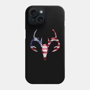 Flag Deer Skull Phone Case