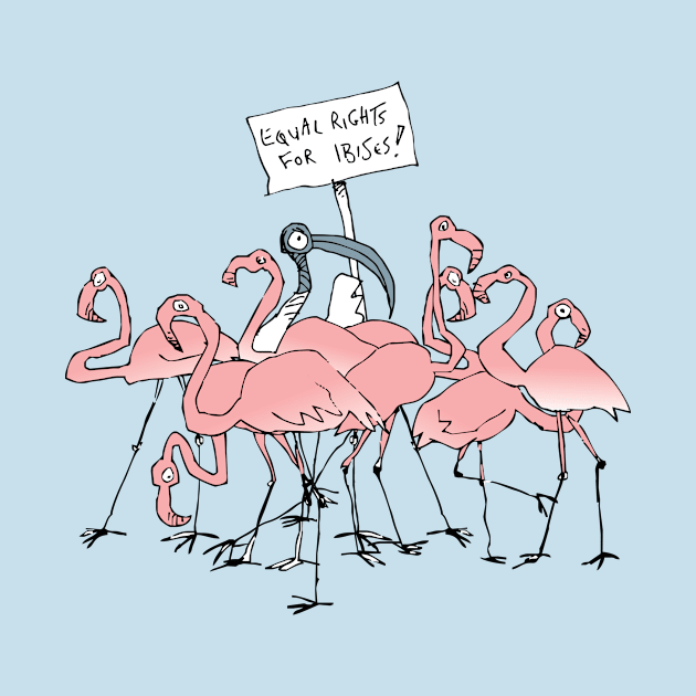 Equal rights for ibises by vectormutt