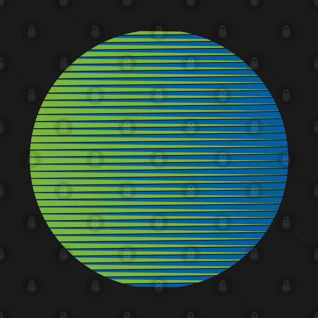 Green and Blue Circle by yayor