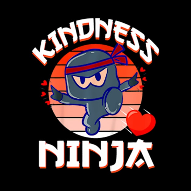 Kindness Ninja  Kids Orange Unity Day Anti Bullying by Daysy1